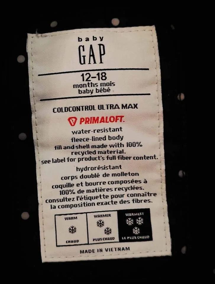 GAP - Baby ColdControl Ultra Max Snowsuit image indicator(2)