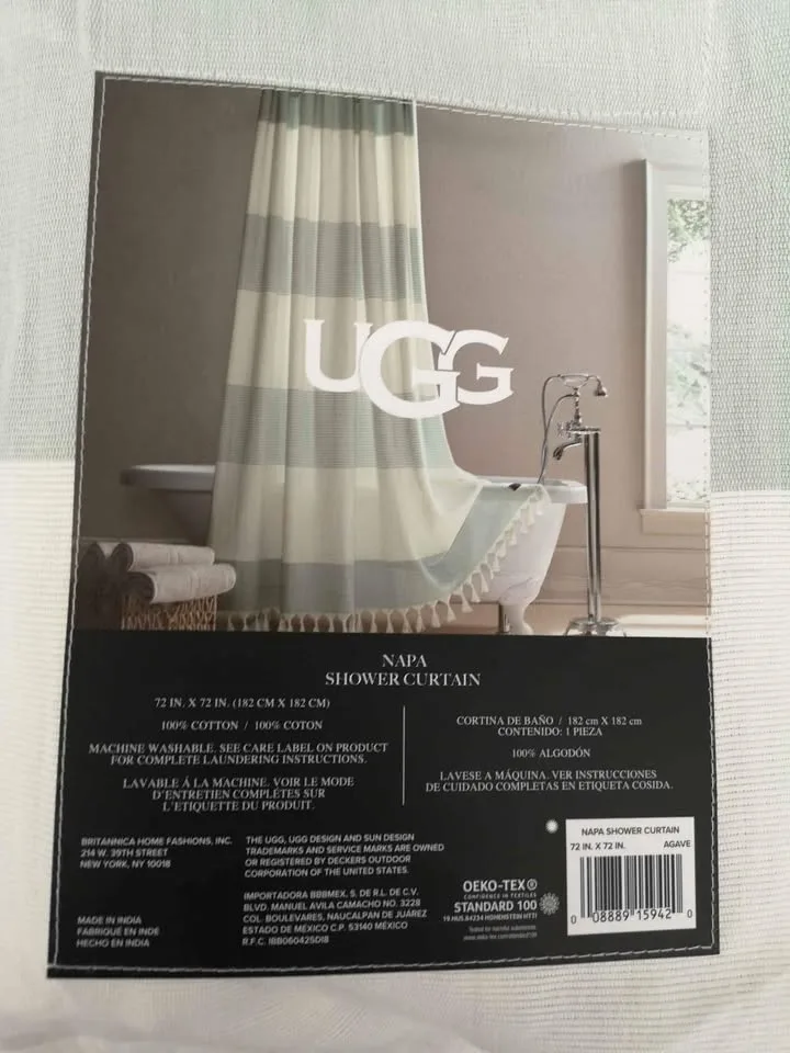 UGG Shower Curtain- NAPA image indicator(2)