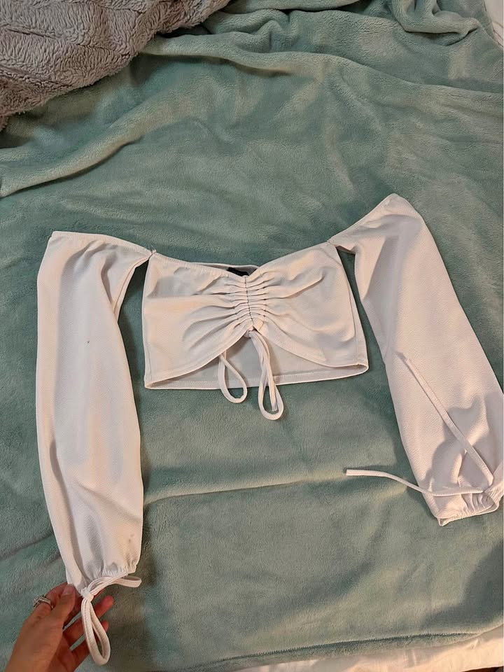 White Off Shoulder Top