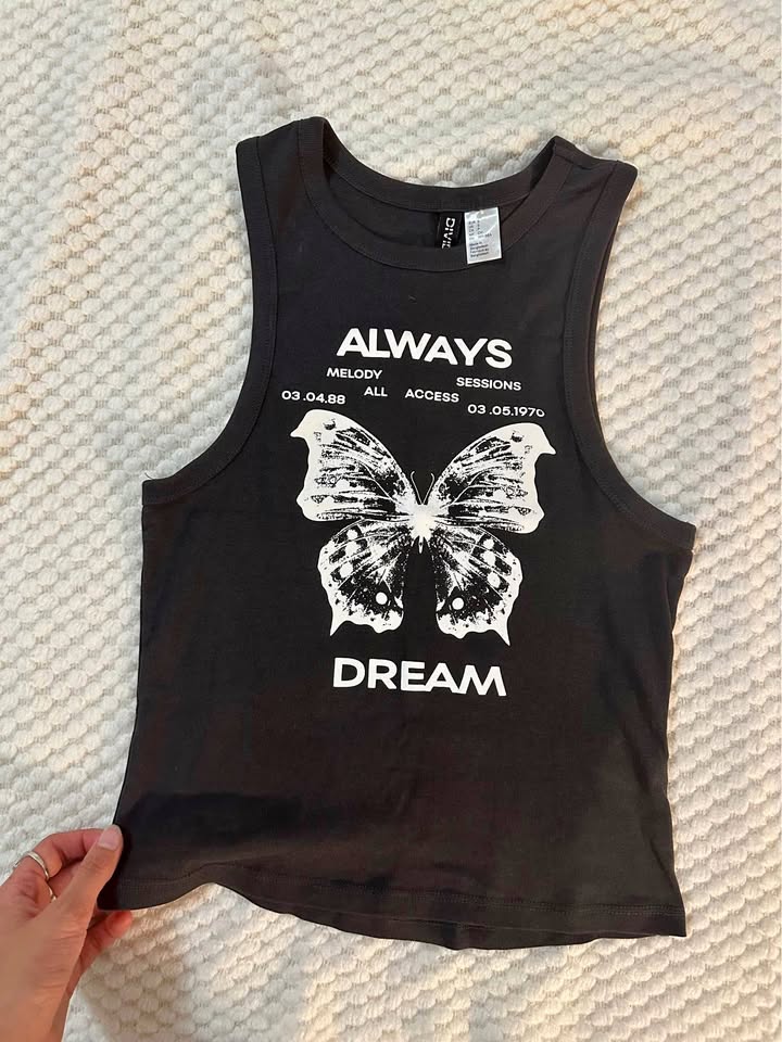 H&M Graphic Halter Tank