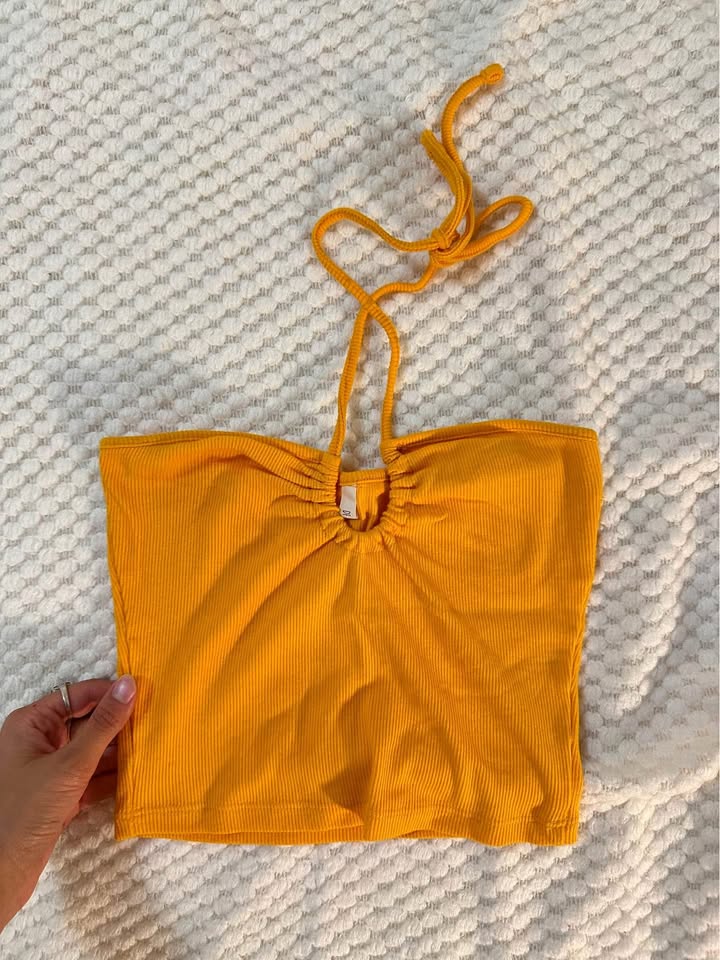 Orange Crop Top