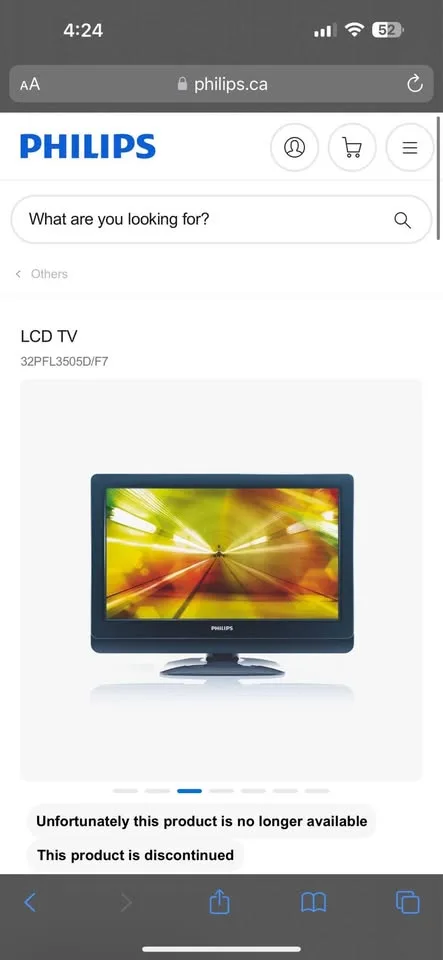 Philips 32” LCD TV – Works Great! image indicator(6)