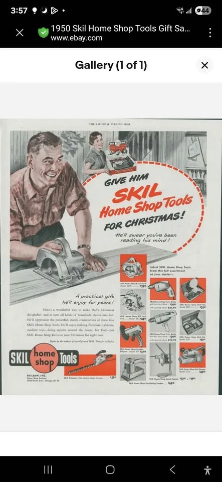 Vintage "Skil" saw image indicator(3)