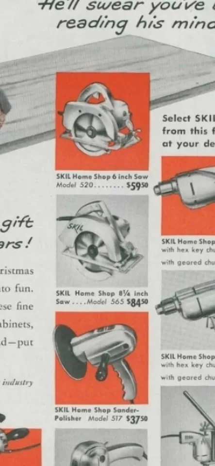 Vintage "Skil" saw image indicator(4)