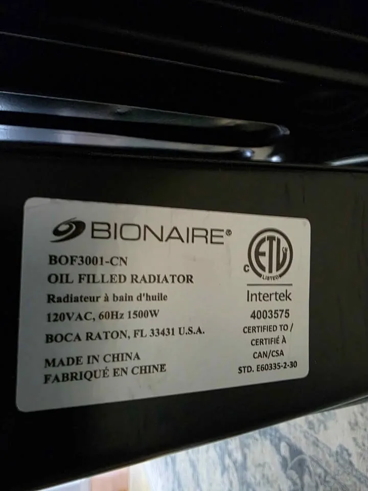 Bionaire Oil Filled Digital Radiator x 2 image indicator(3)