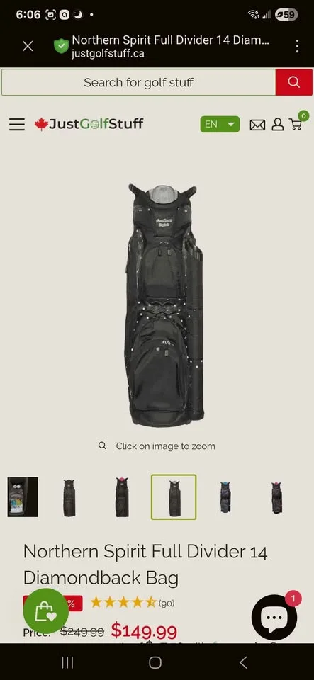 Northern Spirit Golf bag image indicator(5)