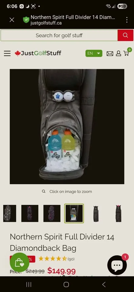 Northern Spirit Golf bag image indicator(6)