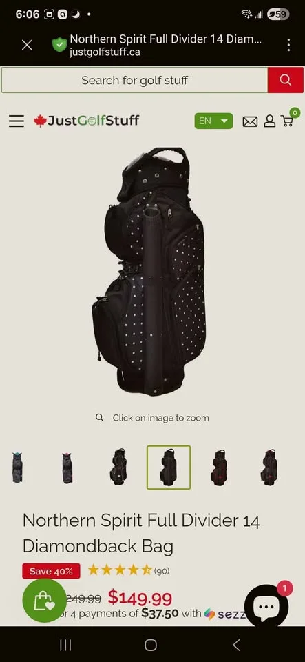 Northern Spirit Golf bag image indicator(7)