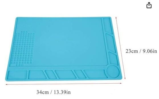 Silicone Soldering Mat with Wrist Strap - photo 2