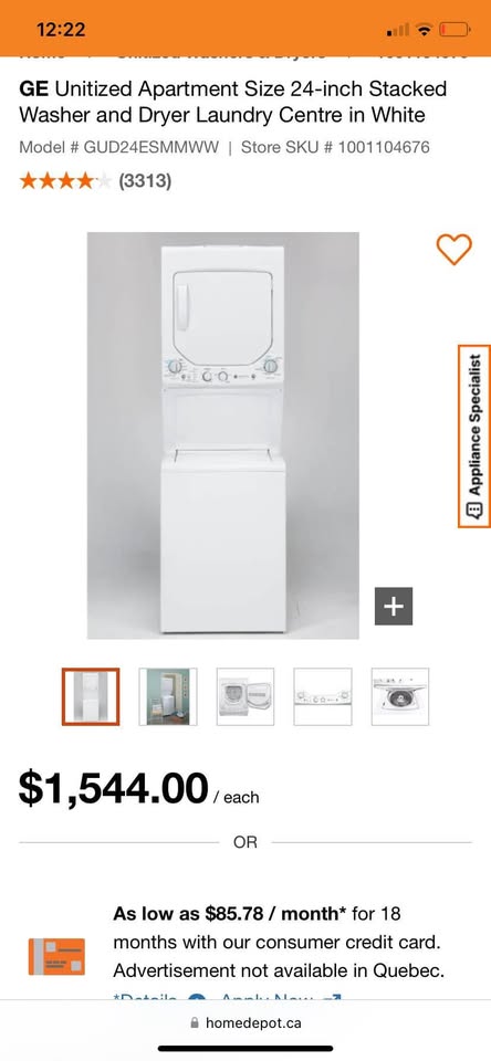 GE Washer and dryer - photo 4
