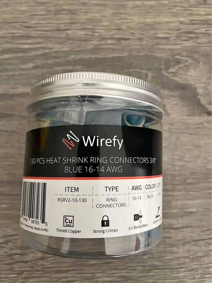 Heat shrink ring connector thumbnail