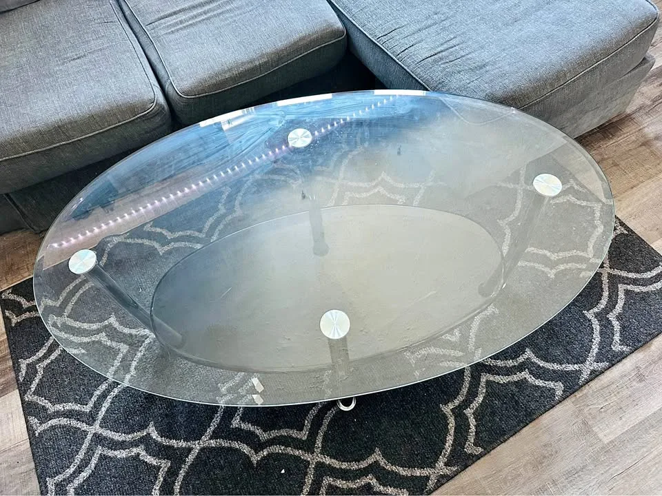 Glass table / coffee table / living room table thumbnail