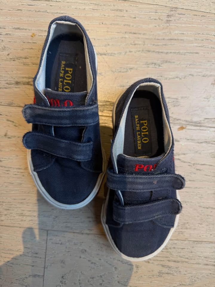 Ralph Lauren Velcro sneakers toddler size 7 - photo 2