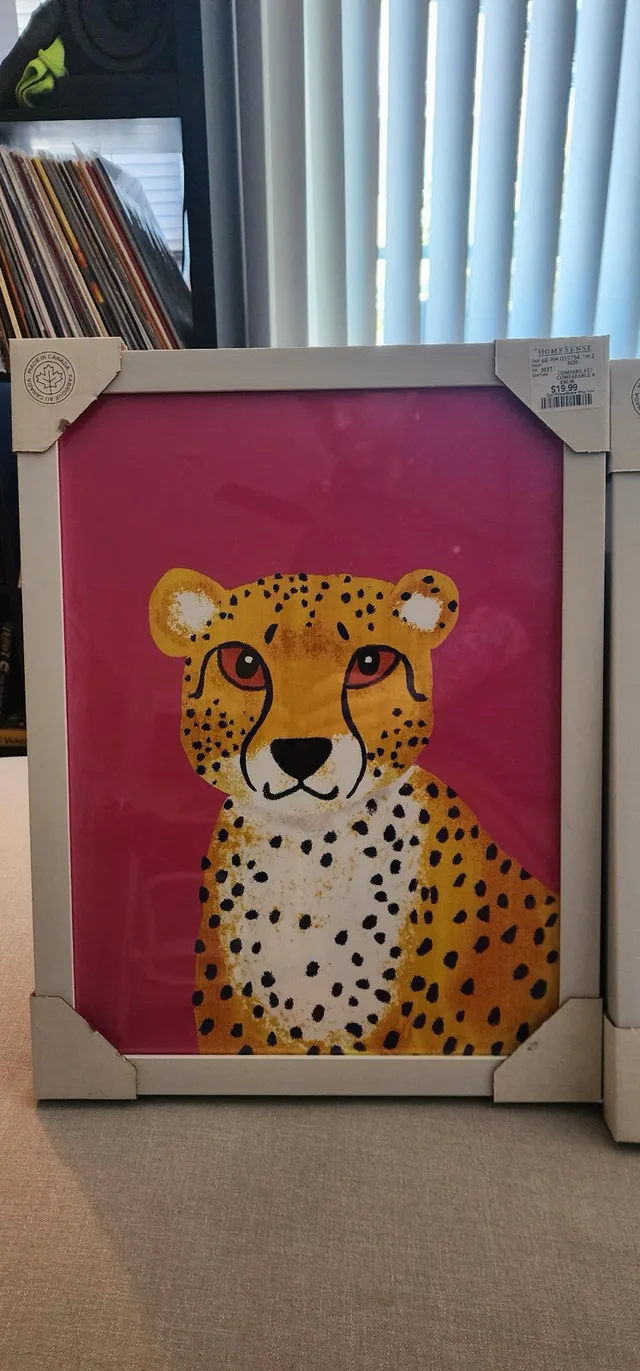 Set of 4 Framed Animal Prints image indicator(3)