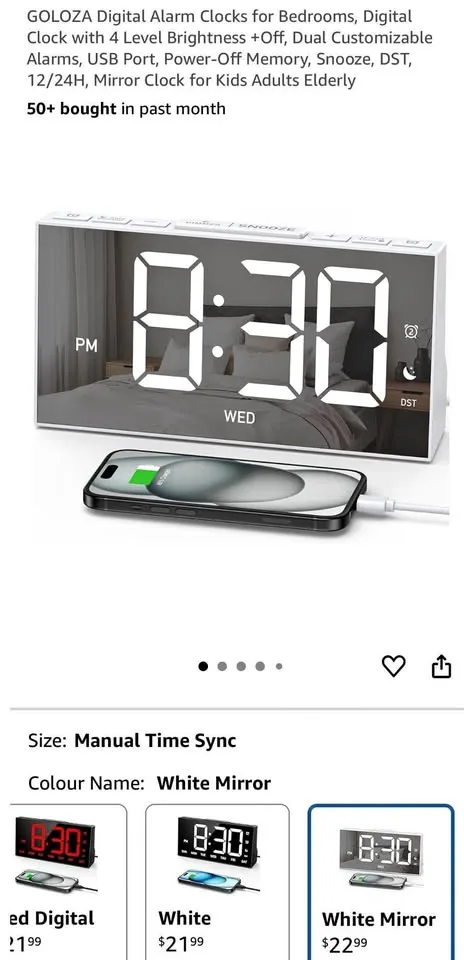 New Digital Alarm Clocks for Bedrooms thumbnail