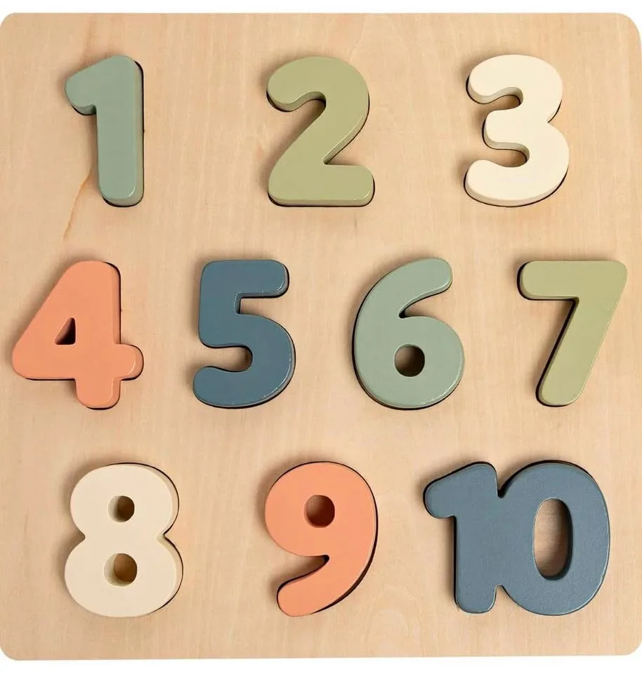 Pearhead Wooden Numbers Puzzle thumbnail