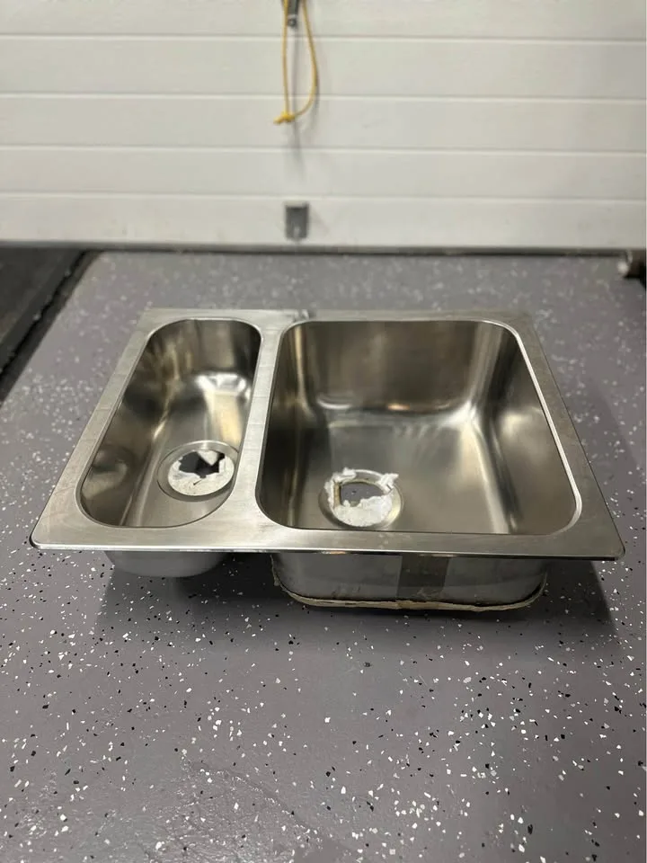 1 1/2 Stainless Steel Sink - Hillesjon by Ikea - Brand New image indicator(2)