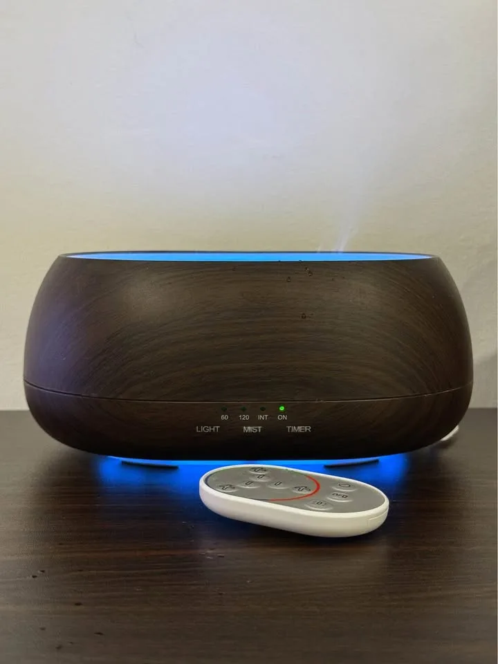 Two Oil diffusers - RGB LEDs - Espresso Colour image indicator(3)