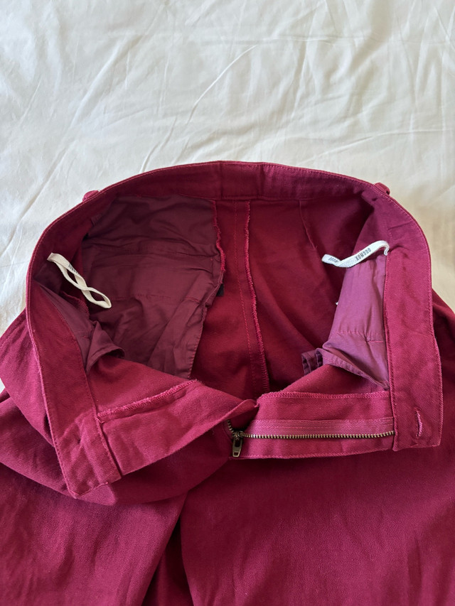 Komodo Pleated Trousers in Wine Red - photo 3