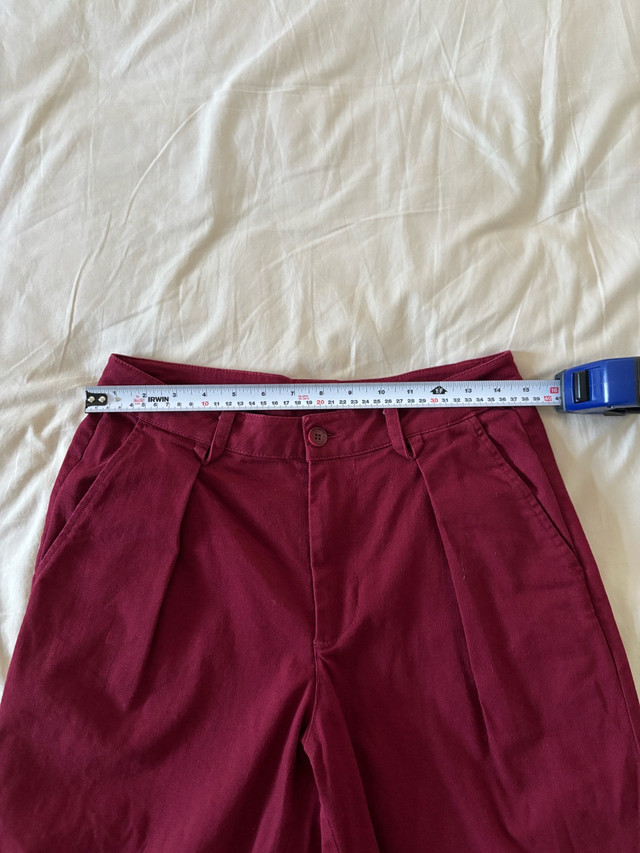Komodo Pleated Trousers in Wine Red - photo 4