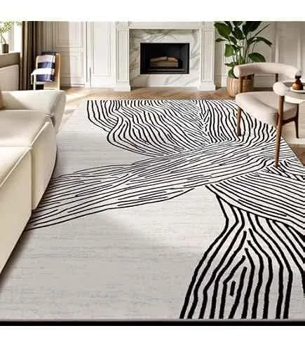 Zebra Print rug 5x7 Brand New sealed in bag thumbnail