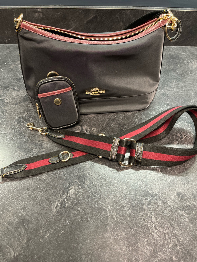 Coach Nylon/Leather Shoulder Bag - photo 3