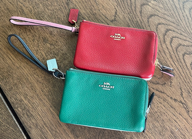 Coach Double Wristlets $75 each