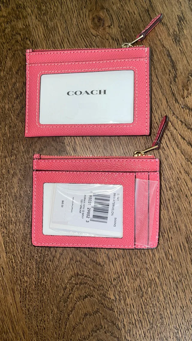 Coach ID wallet in Coral or Watermelon $65 each image indicator(2)