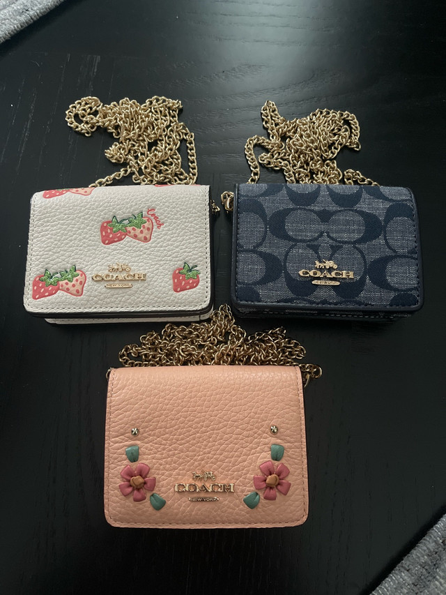Coach Wallet On a Chain $75 each
