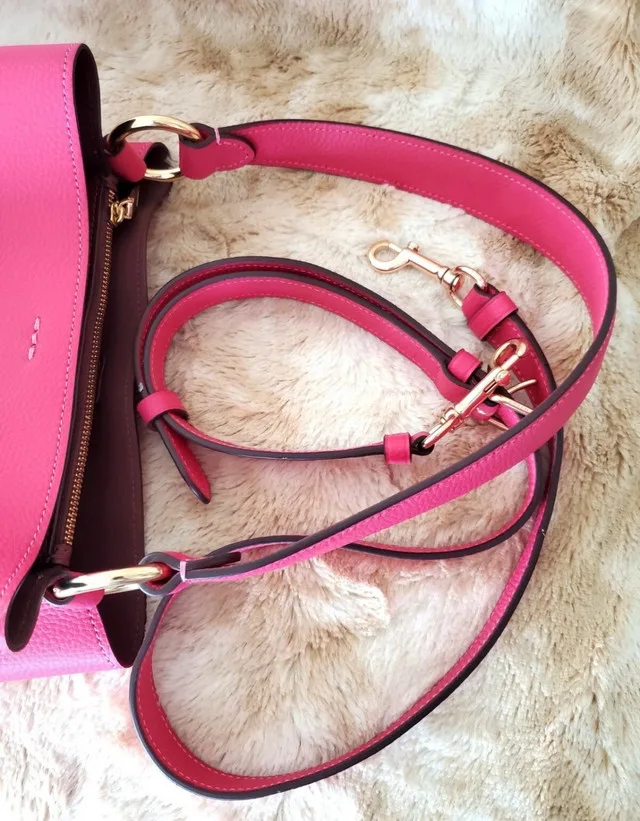 Coach Town Bucket BagCrossbody ~ Bold Pink image indicator(3)