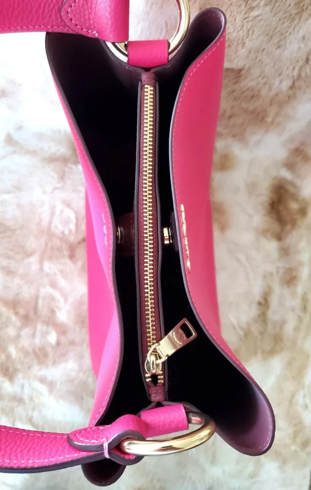 Coach Town Bucket BagCrossbody ~ Bold Pink image indicator(5)