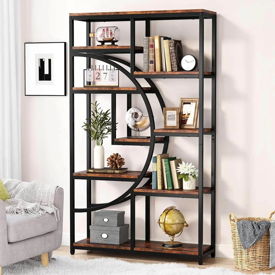 Freestanding Bookshelf, 68.9" Etagere Bookcase thumbnail