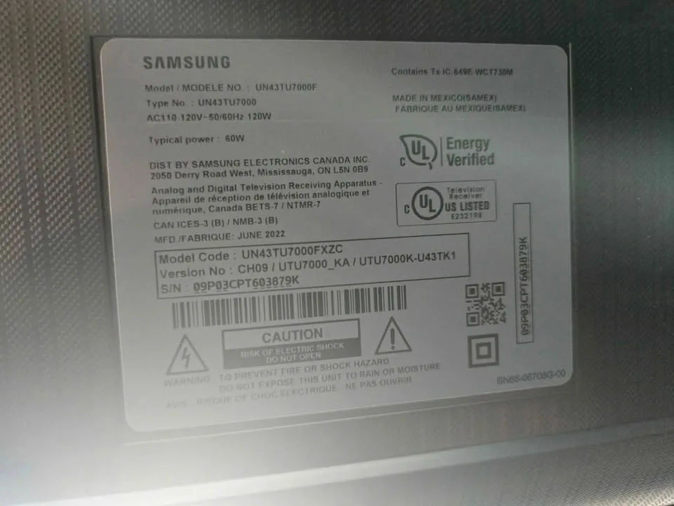 Samsung 43 inch Crystal UHD 4K TU7000 Smart TV image indicator(2)