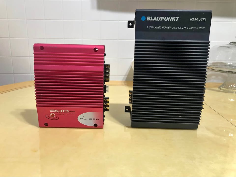 BLAUPUNKT 5 Channel Car Amp & Phase Linear 2 Channel