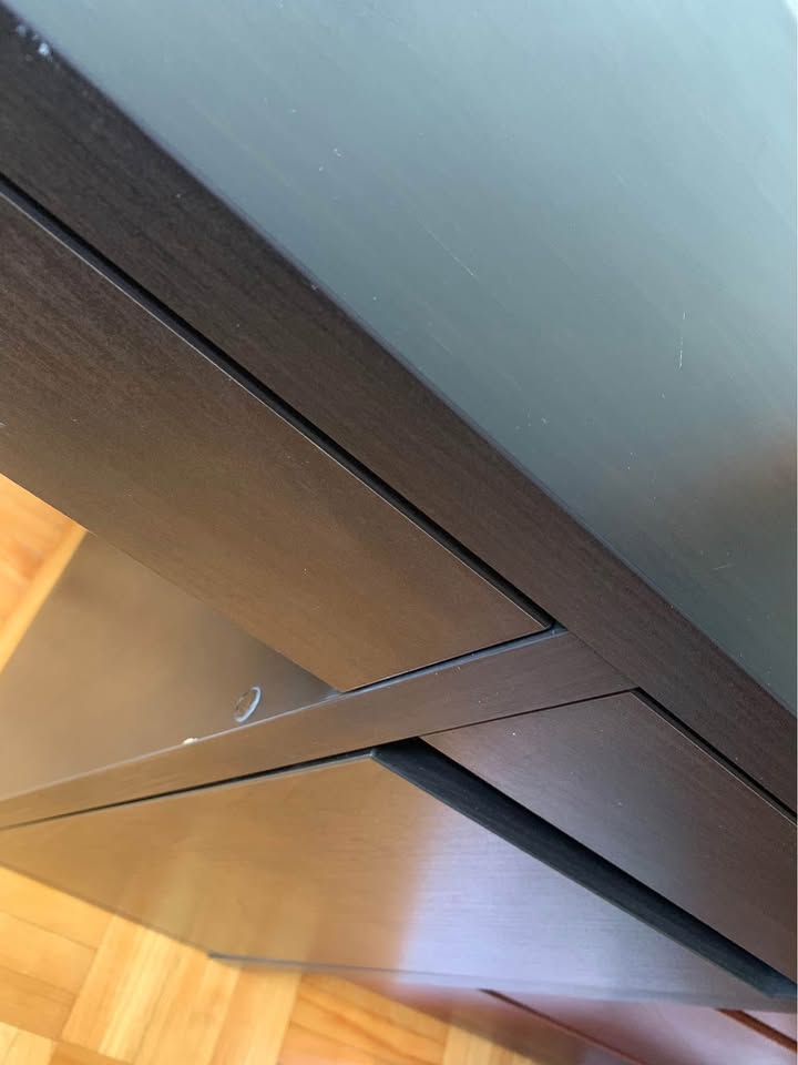 IIKEA MICKE Desk, black. Used, in good condition. - photo 4