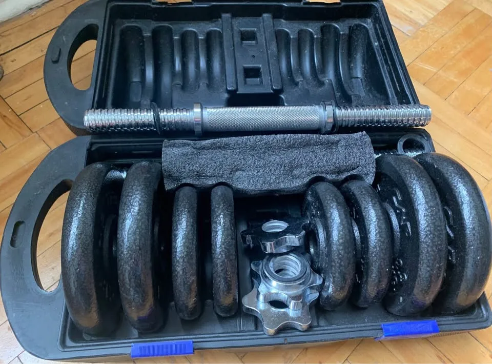 40 LB Adjustable Dumbbell Set. Brand new image indicator(2)