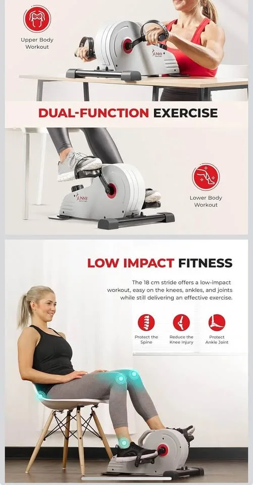 Sunny Health & Fitness Under Desk Bike image indicator(3)
