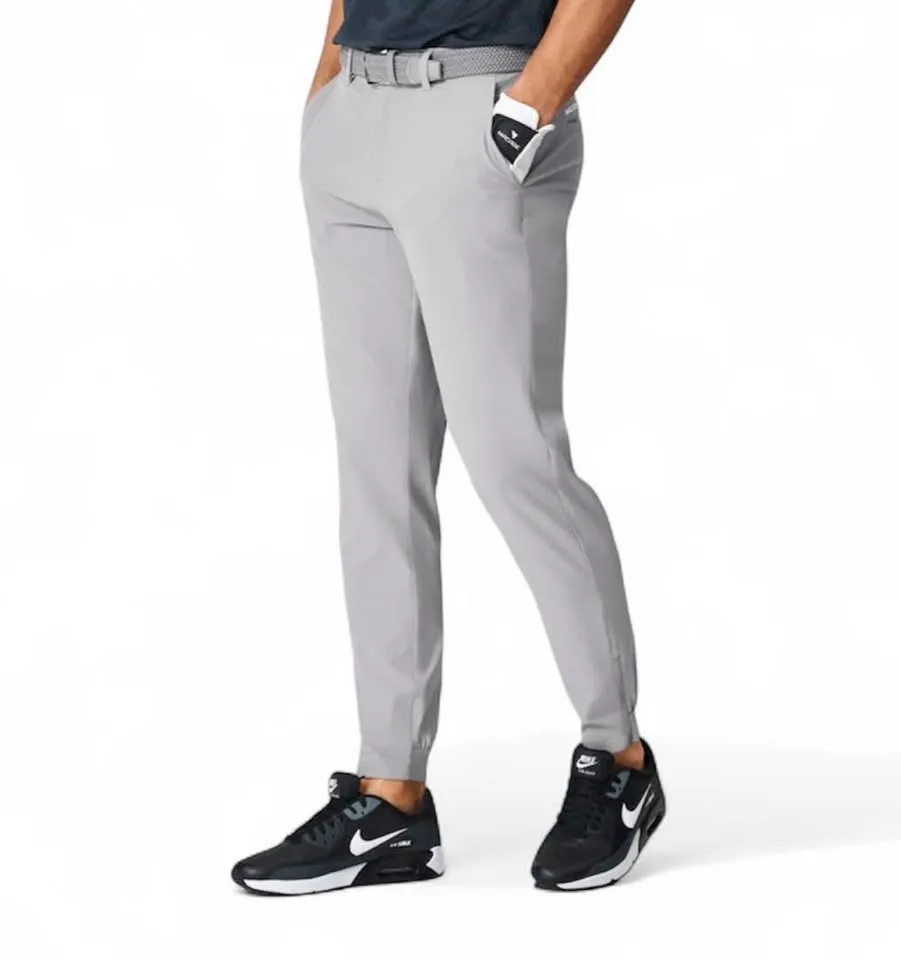 Macade Men’s Size 34 Slim Fit Light Grey Golf Pants image indicator(9)