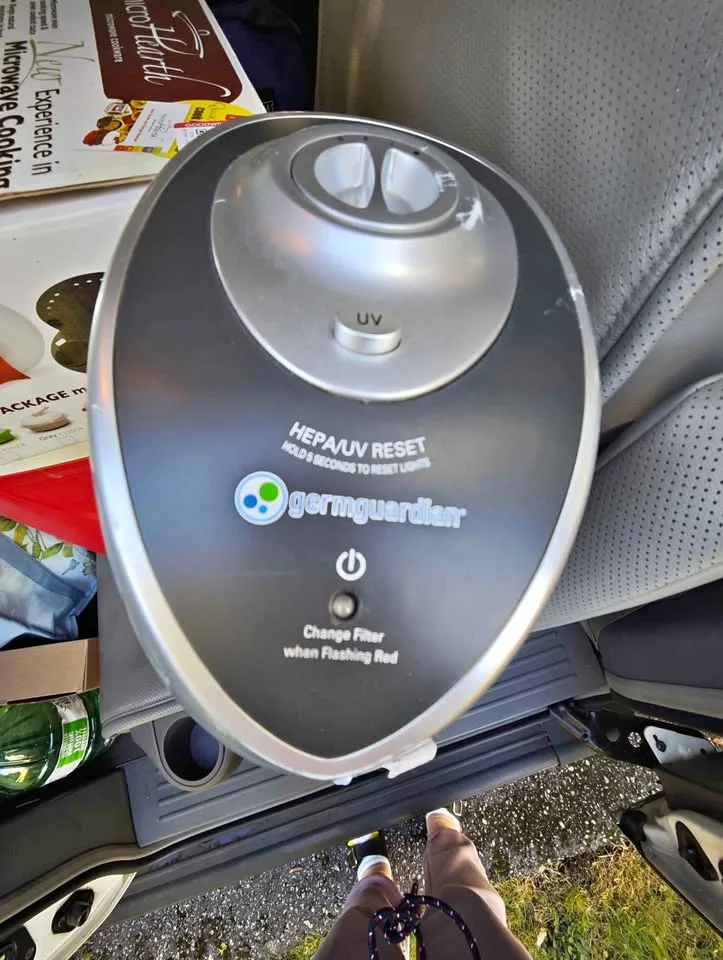 GermGuardian AC4825 Tower Air Purifier with HEPA and UV-C