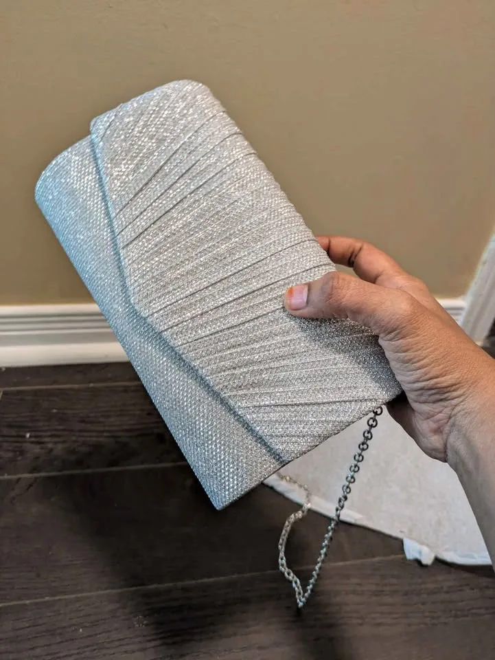 Brand new glittery evening bags for women image indicator(4)