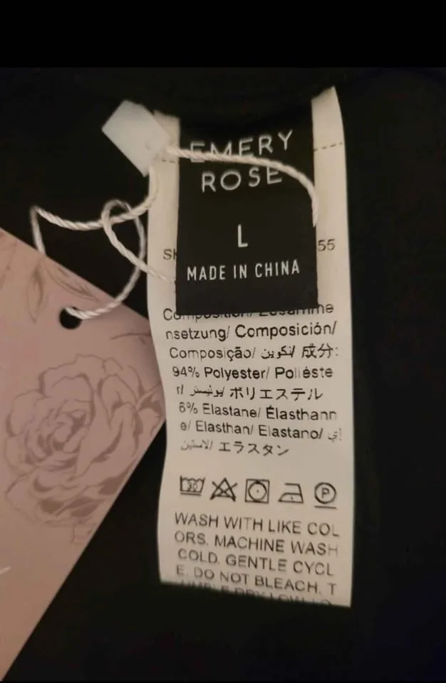 Shein Rhinestone Leggings - Size L - USED ONCE image indicator(9)