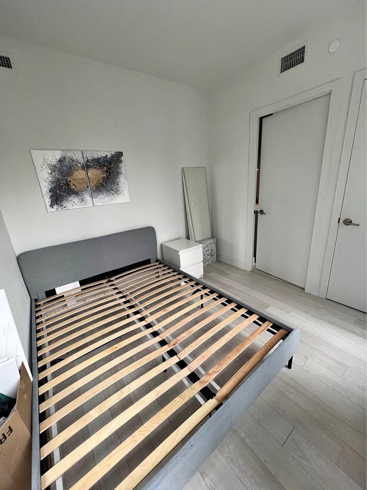 Bedroom Set – Bed Frame, Dresser, Nightstand & Shoe Cabinet