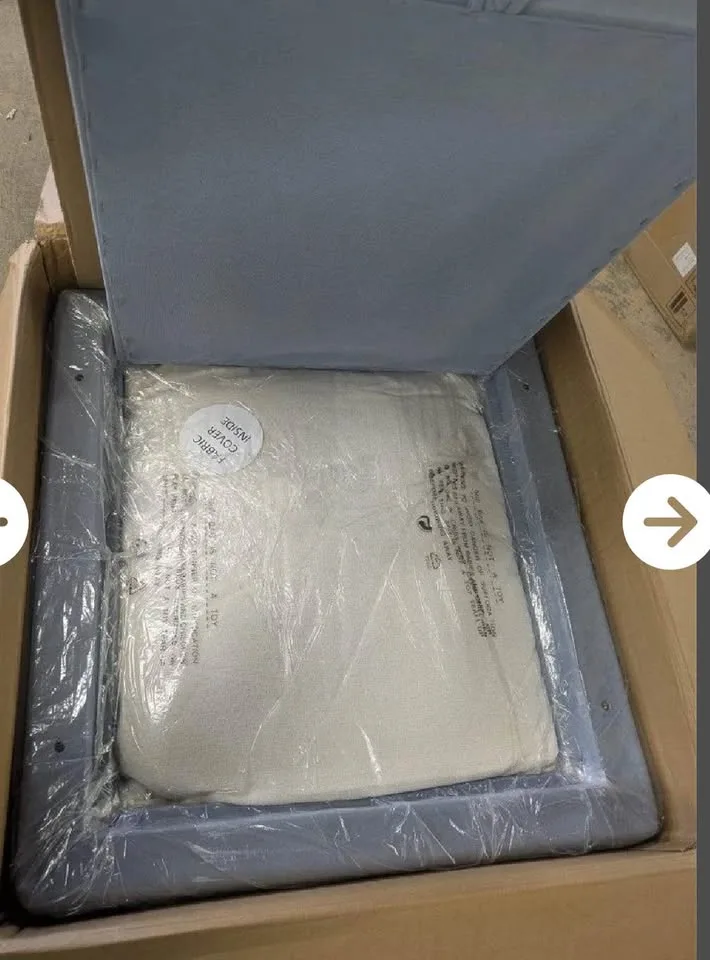 New Ivory Fabric Dining Chair sofa image indicator(5)