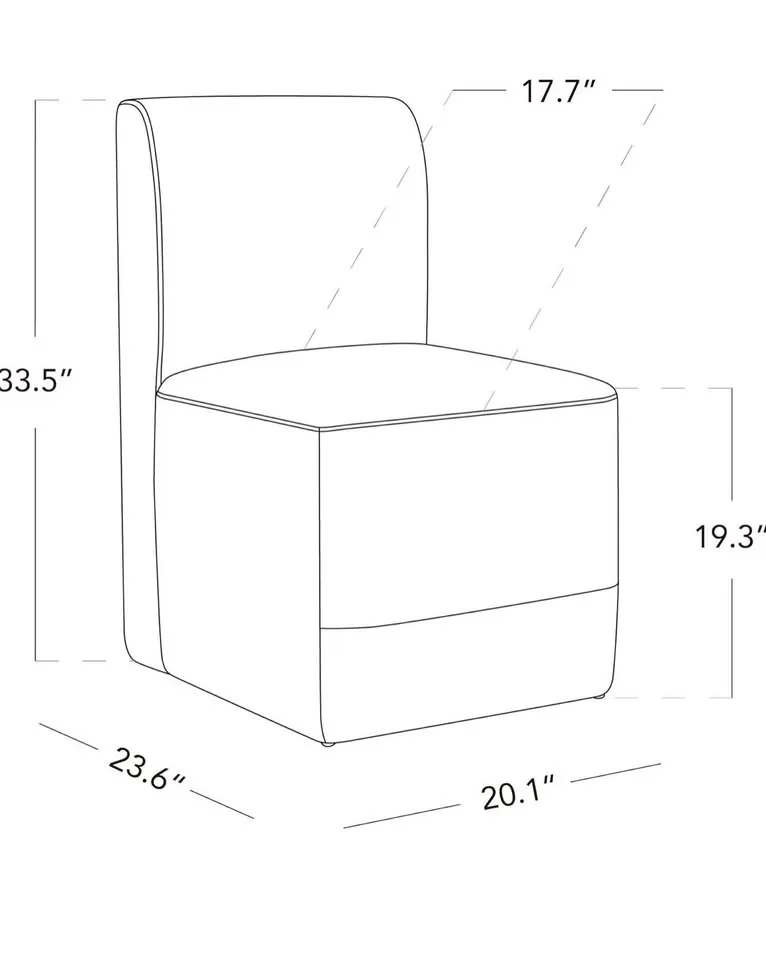 CHITA Dining Chairs with Casters Set of 2 image indicator(5)