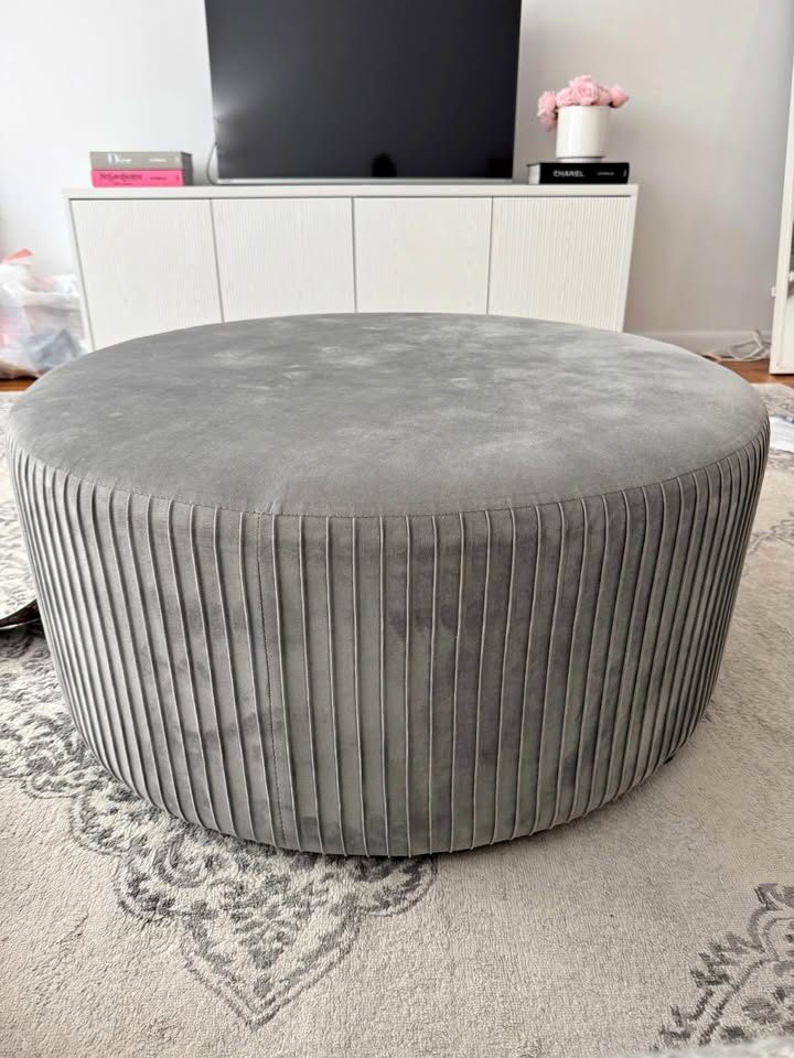 Grey Ottoman