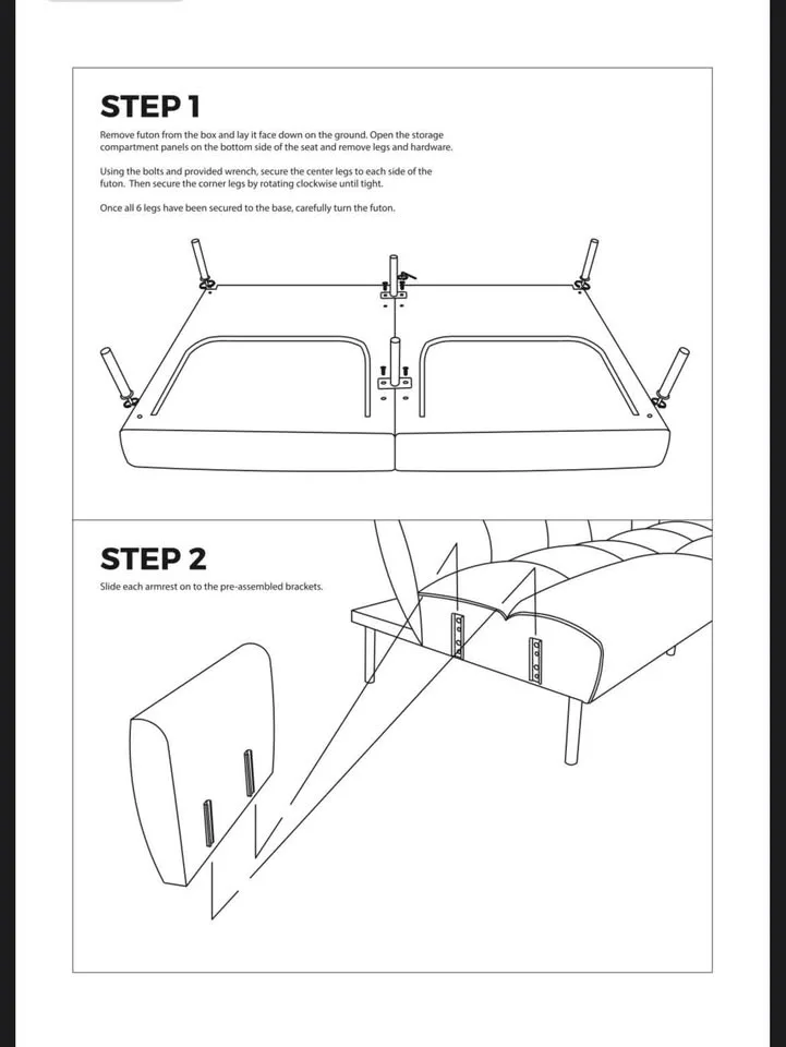 Ollie Futon Sofa Bed - Lucid Comfort Collection image indicator(4)