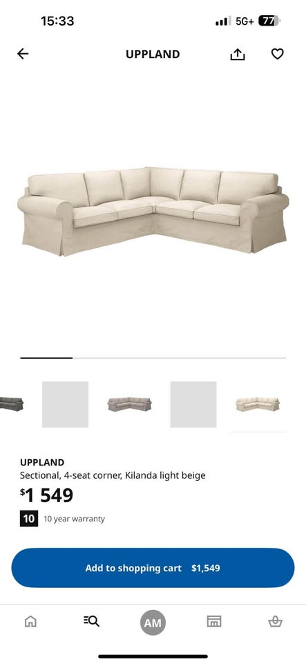 IKEA UPPLAND Sectional Sofa - photo 3