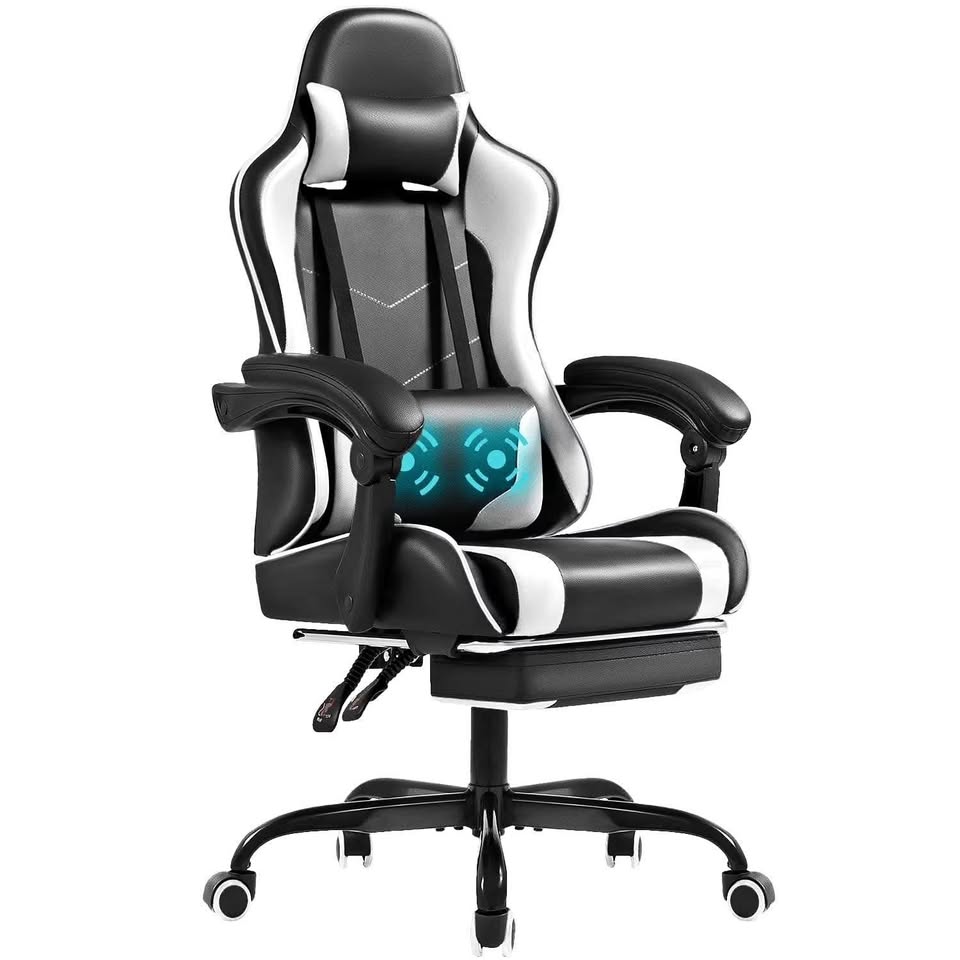 Brand New Massage Gaming Chair with Footrest