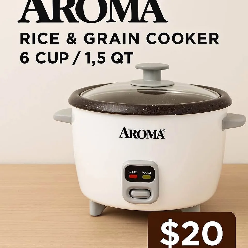 Aroma Rice & Grain Cooker – 6 Cup / 1.5 Qt – $20 (Whitby) thumbnail