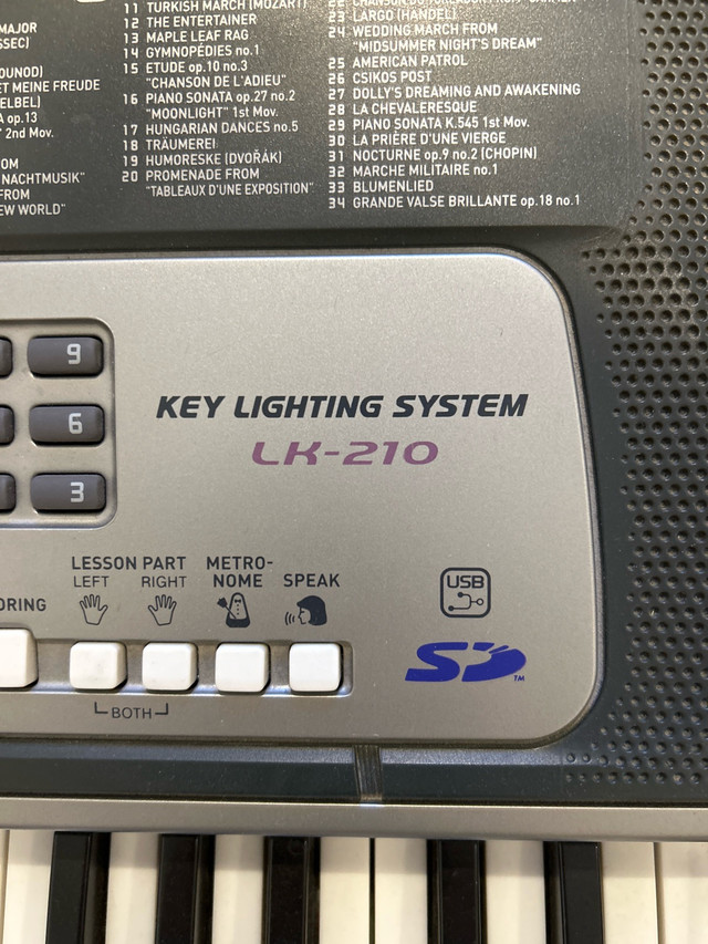 Casio Keyboard LK-210 - photo 3